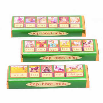 Aap noot mies repen chocolade