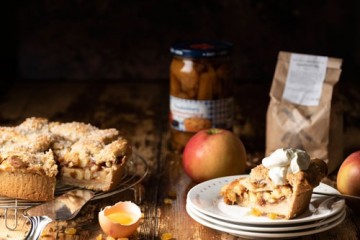 Appeltaartvulling en appeltaart limburgsgeschenk