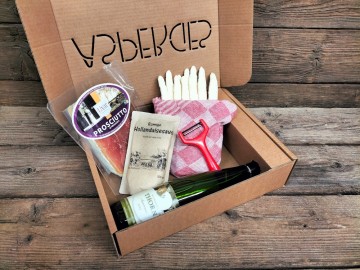 Aspergepakket geschenkdoos wijn