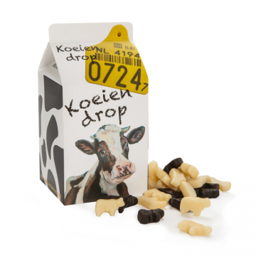 Boerderij lekkernij koeiendrop melkverpakking