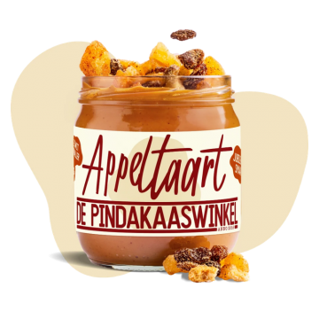 Pindakaas appeltaart