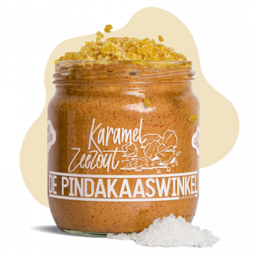 Pindakaas karamel zeezout