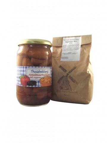 Appeltaart bakmix met vulling