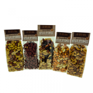 Overzicht noten in zakjes