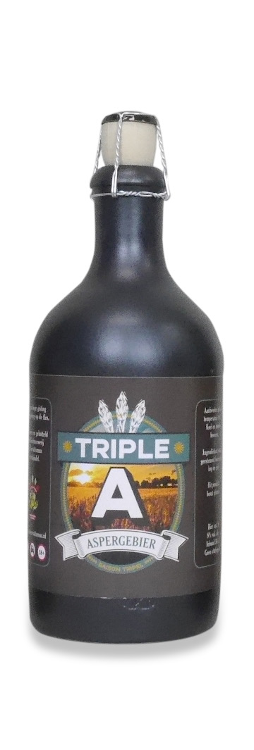 Aspergebier Triple A in luxe kruik