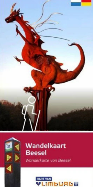 Limburg streekproducten wandelkaart beesel