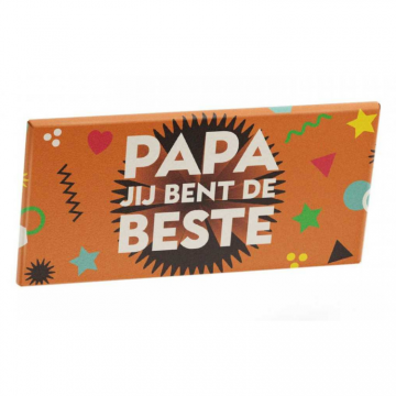 Vaderdag chocolade reep