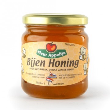 Fleurappeltje honing uit Limburg